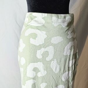 Label of Love Green Long Tight Skirt Size S